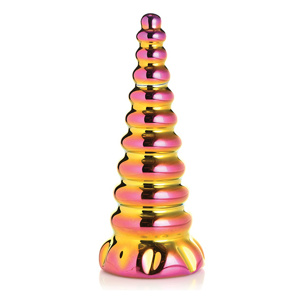 Creature Cocks Twilight Rainbow Glass Dildo - Image 2