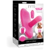 Inmi Spin N' Grind Rotating & Vibrating Silicone Grinder - Pink