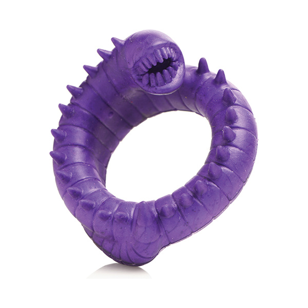 Creature Cocks Slitherine Silicone Cock Ring - Purple - Image 3