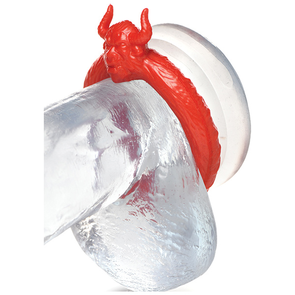 Creature Cocks Beast Mode Silicone Cock Ring - Red - Image 2