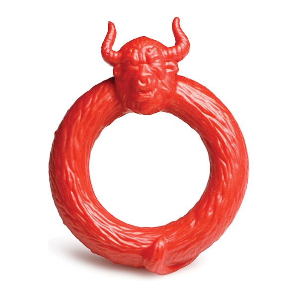 Creature Cocks Beast Mode Silicone Cock Ring - Red - Image 4