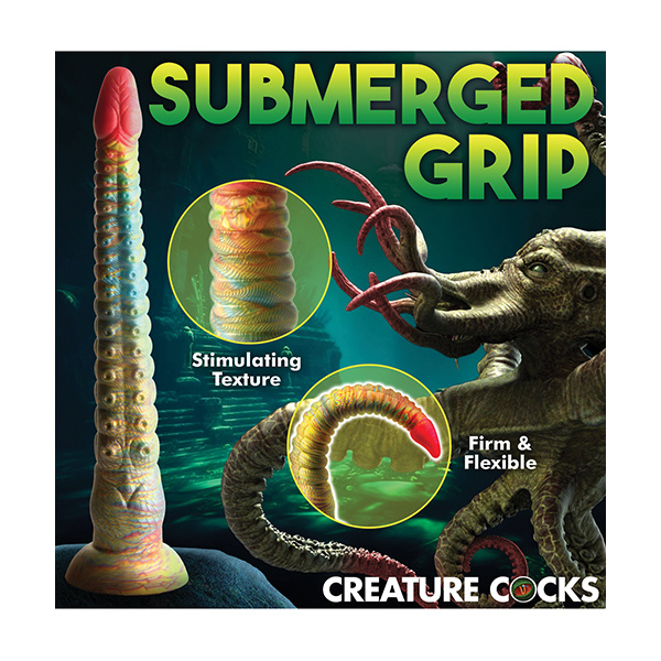 Creature Cocks Tentacle Dick Silicone Dildo - Multi Color - Image 3