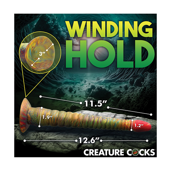 Creature Cocks Tentacle Dick Silicone Dildo - Multi Color - Image 5