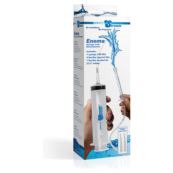 Cleanstream Enema Syringe w-Attachments