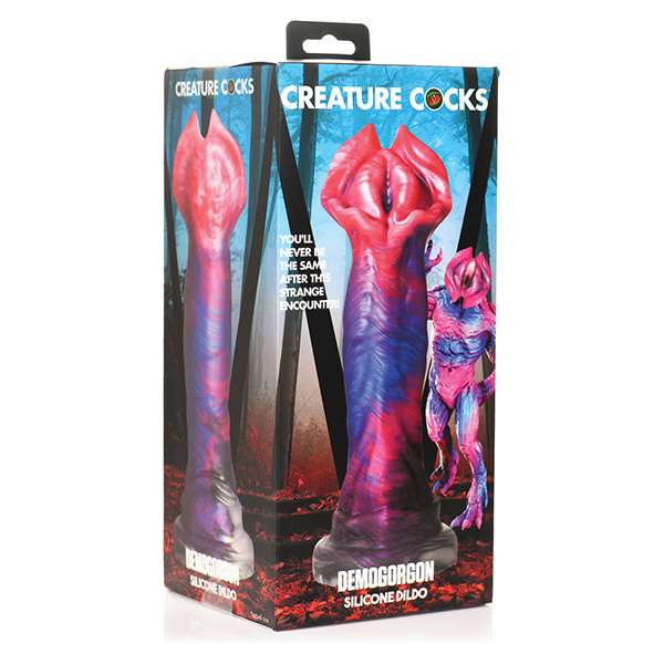 Creature Cocks Demogorgon Silicone Dildo - Multi Color