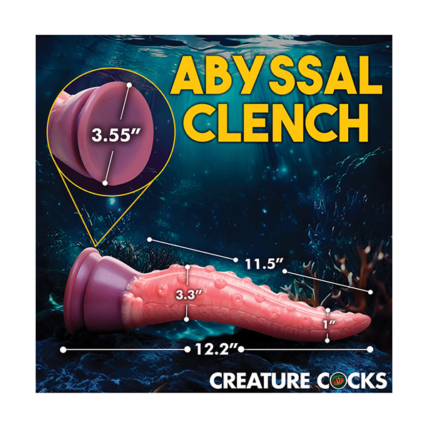 Creature Cocks Octoprobe Tentacle Silicone Dildo - Pink-Purple - Image 3