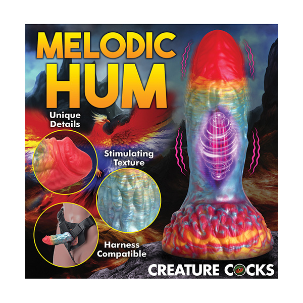 Creature Cocks Rainbow Phoenix Vibrating Dildo w-Remote Control - Rainbow - Image 5