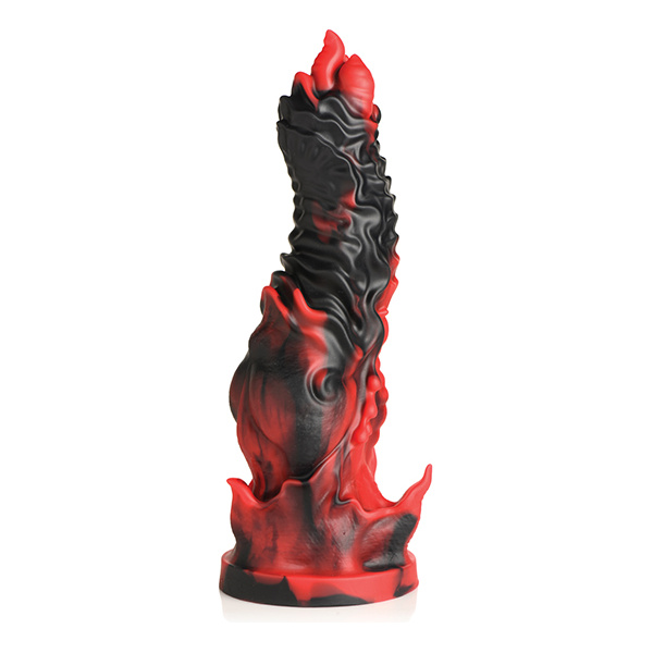 Creature Cocks Mephisto Silicone Dildo - Black-Red - Image 4