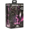 Creature Cocks Grim Silicone Dildo - Black-Purple