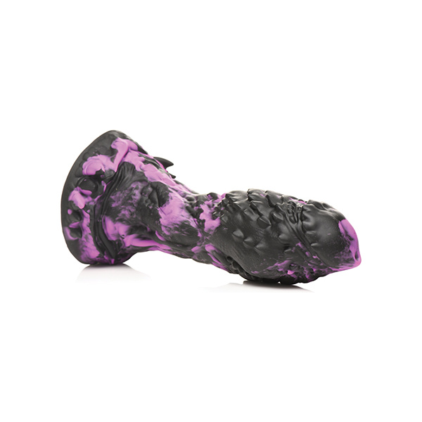 Creature Cocks Grim Silicone Dildo - Black-Purple - Image 3