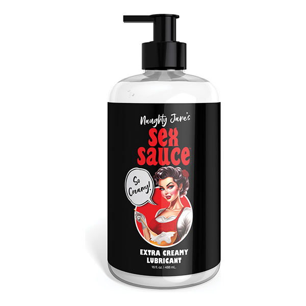 Naughty Jane's Sex Sauce Extra Creamy Lubricant - oz