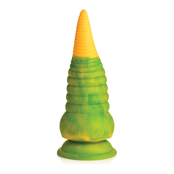 Creature Cocks Monstropus 2.0 Vibrating Tentacle Silicone Dildo - Yellow-Green - Image 3