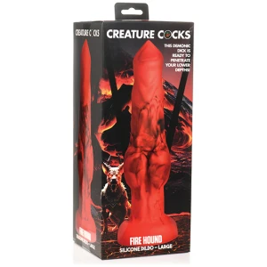 Creature Cocks Fire Hound Silicone Dildo