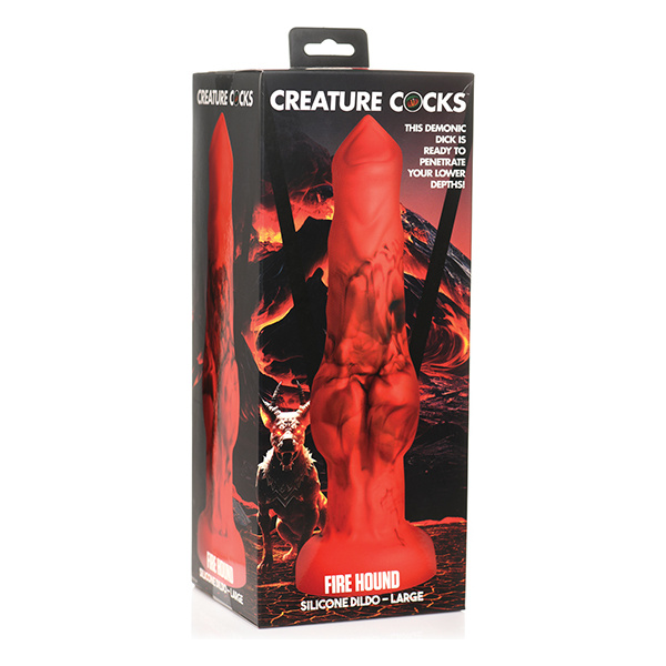 Creature Cocks Fire Hound Silicone Dildo