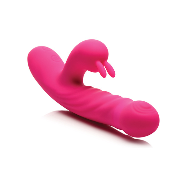 Bang! 10X Thrusting & Vibrating Rabbit - Pink - Image 4