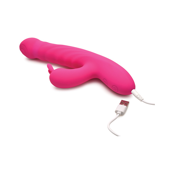 Bang! 10X Thrusting & Vibrating Rabbit - Pink - Image 5