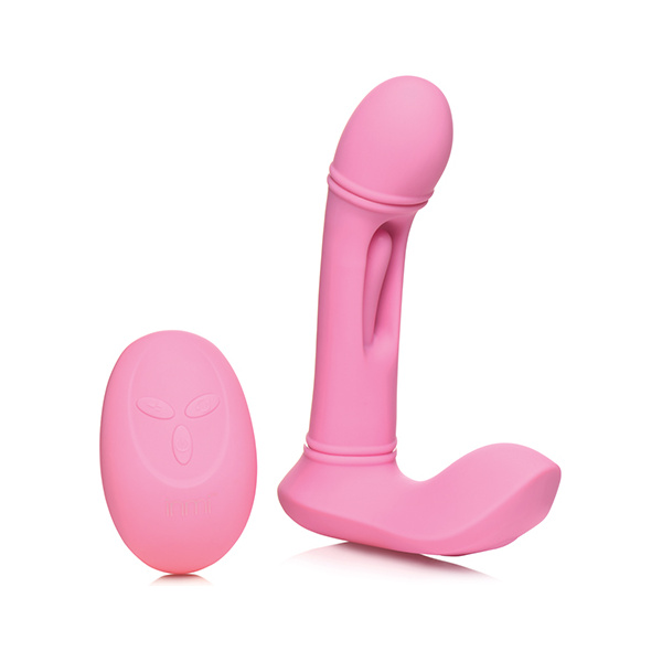 Inmi G-Flick Flicking G-Spot Vibrator w-Remote - Pink - Image 3