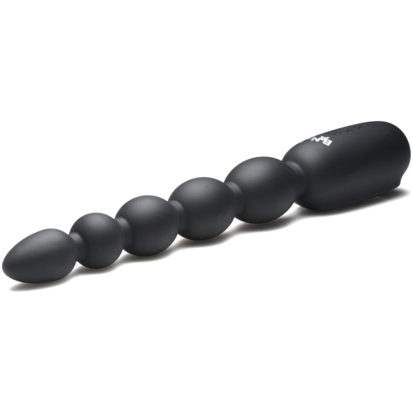 Bang! Digital Silicone Anal Beads - Black - Image 4