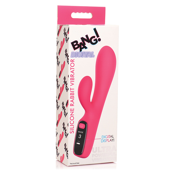 Bang! 10X Digital Rabbit Vibrator - Pink