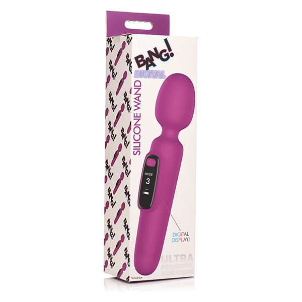 Bang! 10X Digital Vibrating Wand - Purple