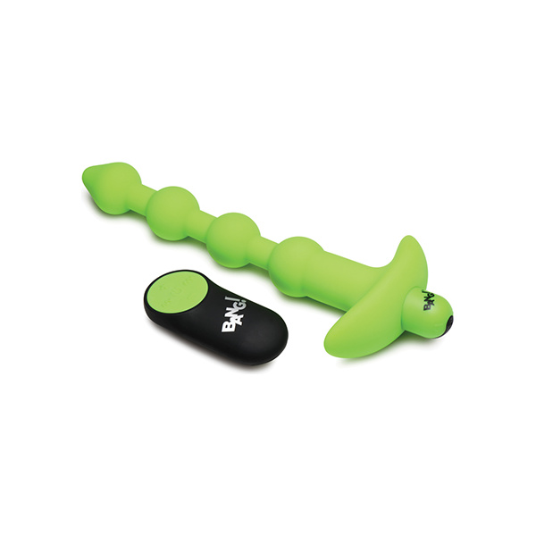 Bang! Glow in the Dark 28X Remote Controlled Anal Beads - Image 2