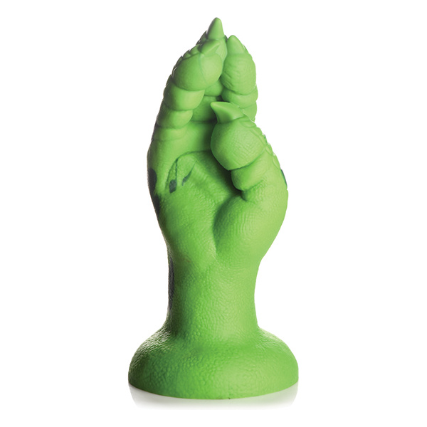 Creature Cocks Raptor Claw Fisting Silicone Dildo - Green - Image 2