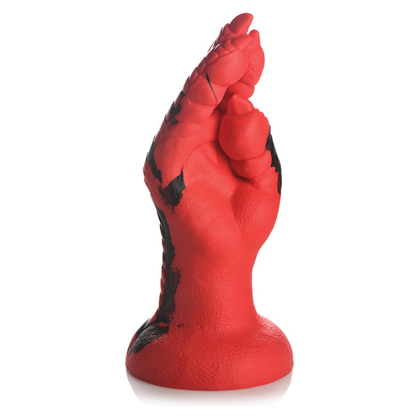 Creature Cocks Demon Claw Fisting Silicone Dildo - Red - Image 4