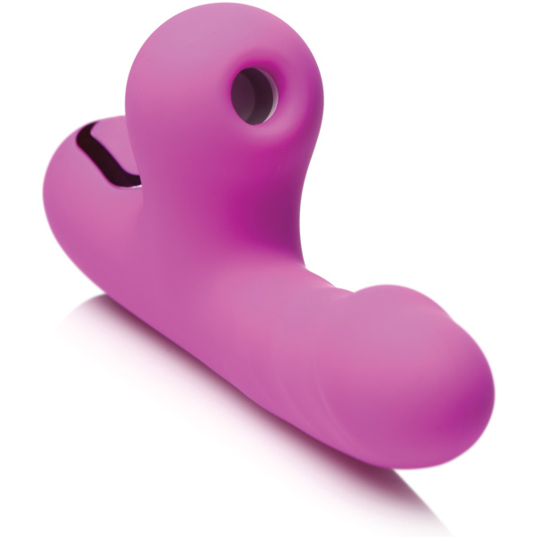 Bang! Mini Suction Rabbit Vibrator - Purple - Image 3