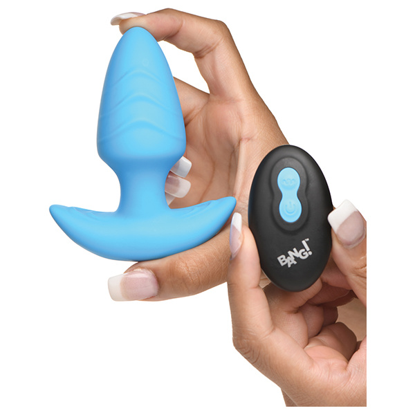 Bang! Rotating & Vibrating Tapered Butt Plug w/Remote - Image 3