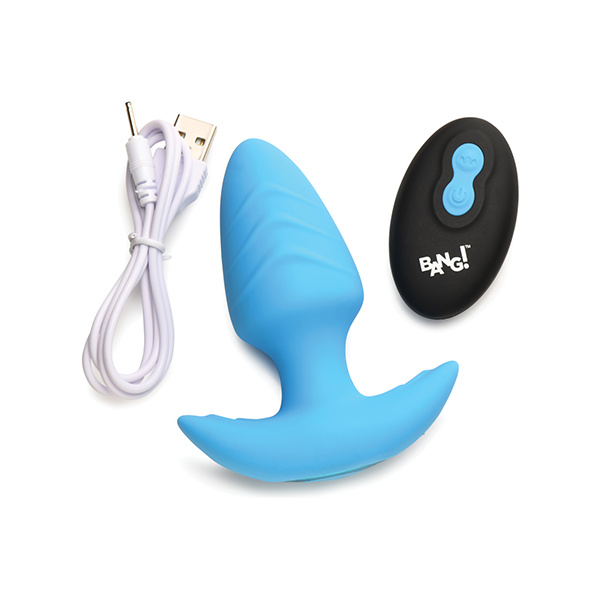 Bang! Rotating & Vibrating Tapered Butt Plug w/Remote - Image 5