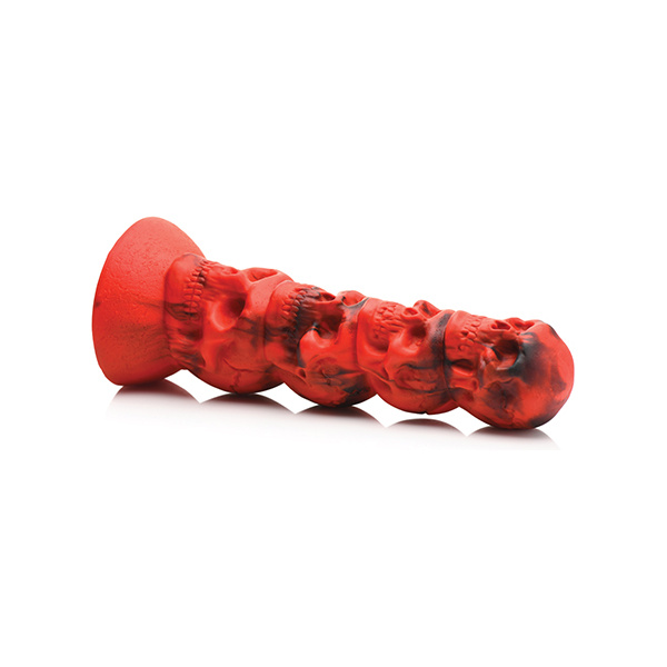 Creature Cocks Doom Silicone Dildo - Red-Black - Image 3