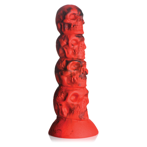 Creature Cocks Doom Silicone Dildo - Red-Black - Image 2