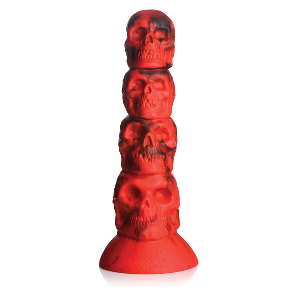 Creature Cocks Doom Silicone Dildo - Red-Black - Image 5