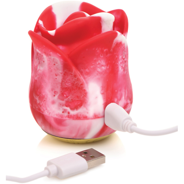 Lickgasm Sweet Kiss Kissing & Vibrating Clitoral Stimulator - Swirl - Image 4