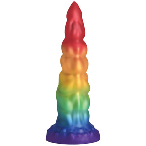 Creature Cocks Magic Rider Unicorn Silicone Dildo - Rainbow