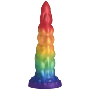 Creature Cocks Magic Rider Unicorn Silicone Dildo - Rainbow