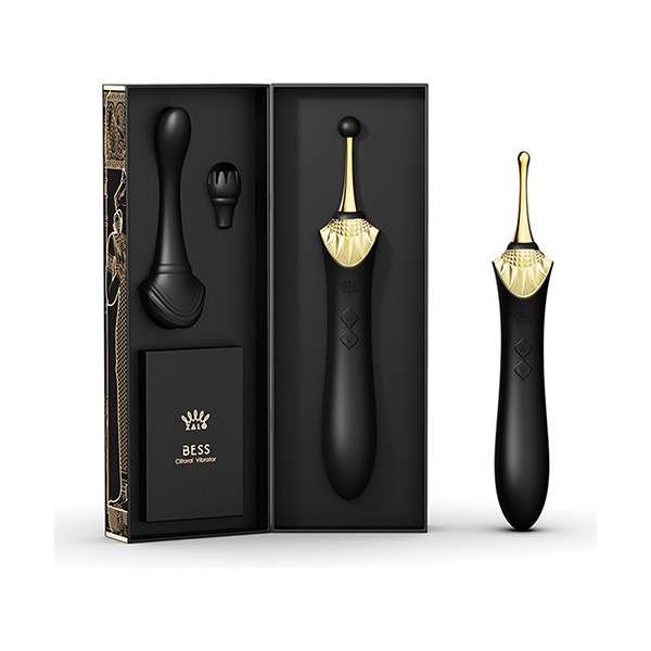 ZALO Bess Clitoral Vibrator - Obsidian Black