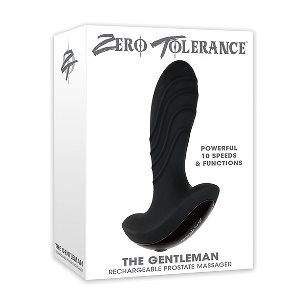 Zero Tolerance The Gentleman Rechargeable Prostate Massager - Black