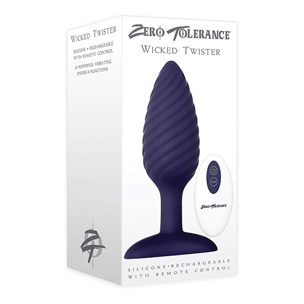 Zero Tolerance Wicked Twister Anal Rechargeable - Purple