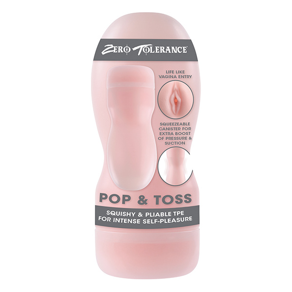 Zero Tolerance Pop & Toss Stroker - Light