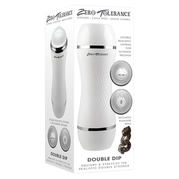 Zero Tolerance Double Dip Stroker - White