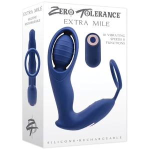 Zero Tolerance Extra Mile C Ring Vibrator - Blue