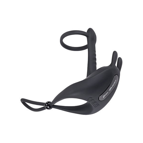 Zero Tolerance Saddle Up Cock & Ball Vibrator - Black - Image 3