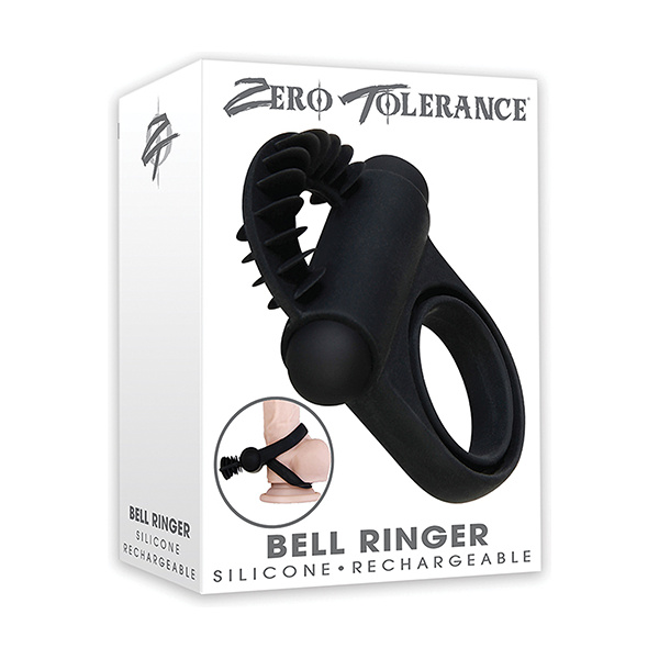 Zero Tolerance Bell Ringer Cock Ring - Black