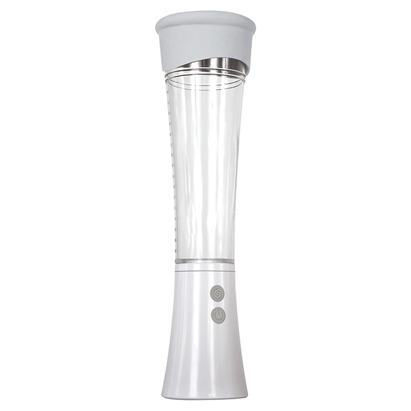 Zero Tolerance Sucking Good Rechargeable Vibrating Pump - White-Clear - Image 2