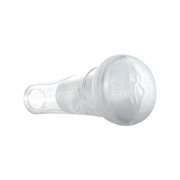 Zero Tolerance Sucking Good Rechargeable Vibrating Pump - White-Clear - Image 4