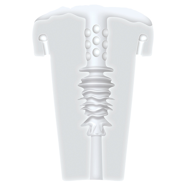 Zero Tolerance Sucking Good Rechargeable Vibrating Pump - White-Clear - Image 5