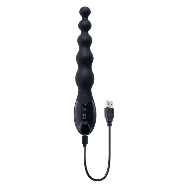 Zero Tolerance Backdoor Baton Beaded Anal Vibrator - Black - Image 3