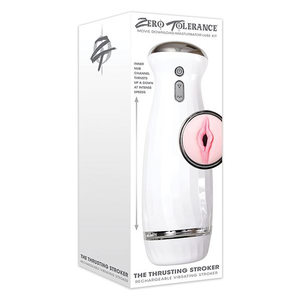 Zero Tolerance The Thrusting Stroker Rechargeable - White