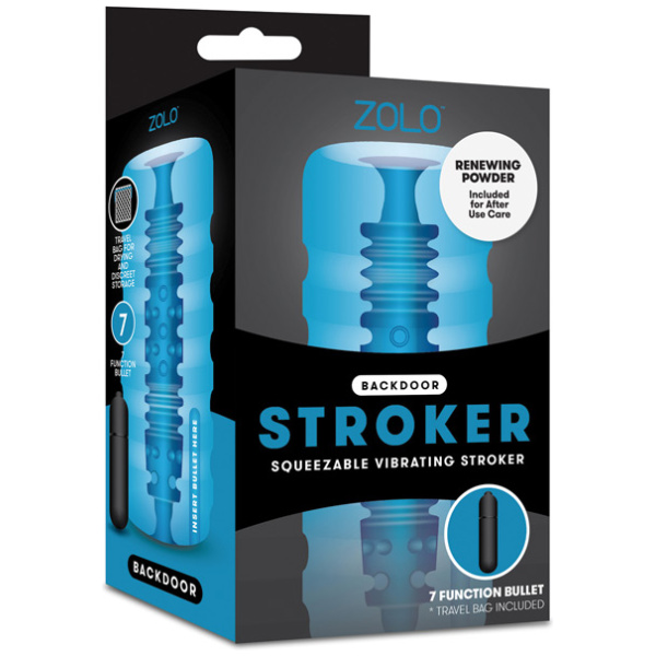 ZOLO Backdoor Squeezable Vibrating Stroker